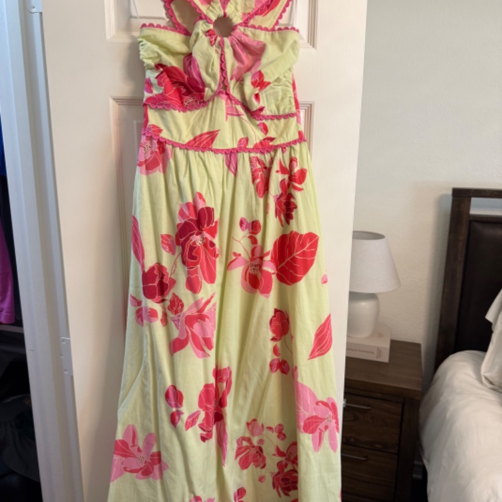 NWT J.Marie Alara Ric Rac Cross Midi - Picture 3 of 4